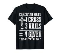Christian Math God Worshiper Christ Follower Religion Funny T-Shirt