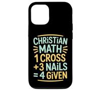 Christian Math One Cross Three Nails Four Given Case for iPhone 12/12 Pro