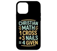 Christian Math One Cross Three Nails Four Given Case for iPhone 12 mini