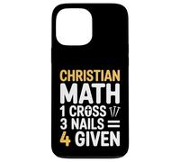 Christian Math One Cross Three Nails Four Given Case for iPhone 13 Pro Max