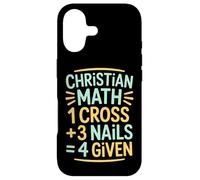 Christian Math One Cross Three Nails Four Given Case for iPhone 17