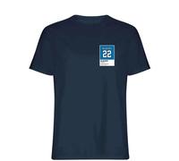 Christian McCaffrey 22 Panthers Jersey Frame Men's T-Shirt - Navy / L
