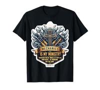 Christian Mechanic Mechanics is My Ministry Bible Verse God T-Shirt