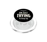 Christian Meme Humor Gen Z Jesus Saved Still Online PopSockets PopGrip for MagSafe