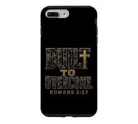Christian Men Built To Overcome Romans 8:37 Faith Gift Case for iPhone 7 Plus/8 Plus