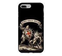 Christian Men Faith Conquers Evil Templar Knight Bible Armor Case for iPhone 7 Plus/8 Plus