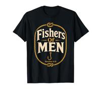 Christian Men Fishers of Men Matthew 4:19 Gift T-Shirt