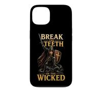 Christian Men Knight Serpent Break The Teeth Of The Wicked Case for iPhone 13