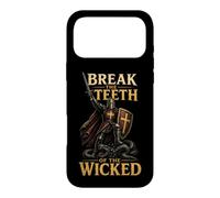 Christian Men Knight Serpent Break The Teeth Of The Wicked Case for iPhone 17 Pro Max