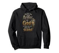 Christian Men Put On The Full Armor Of God Gift Pullover Hoodie