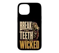 Christian Men Roaring Lion Break The Teeth Of The Wicked Case for iPhone 15
