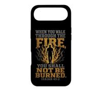 Christian Men Walk Through The Fire Isaiah 43:2 Faith Gift Case for iPhone Air
