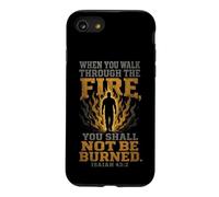 Christian Men Walk Through The Fire Isaiah 43:2 Faith Gift Case for iPhone SE (2020) / 7/8