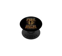 Christian Men Walk Through The Fire Isaiah 43:2 Faith Gift PopSockets Adhesive PopGrip