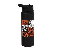 Christian Mental Health Depression Religious Jesus Christ Stainless Steel Insulated Water Bottle
