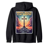Christian Mental Health Is My Ministry Professional Jesus Zip Hoodie