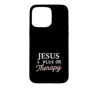 Christian Mental Health Jesus Therapy Bible Boundaries Case for iPhone 15 Pro Max