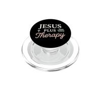 Christian Mental Health Jesus Therapy Bible Boundaries PopSockets PopGrip for MagSafe