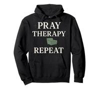 Christian Mental Health Jesus Therapy Bible Boundaries Pullover Hoodie