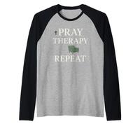 Christian Mental Health Jesus Therapy Bible Boundaries Raglan Baseball Tee