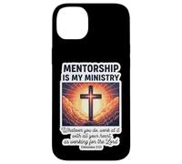 Christian Mentor Mentorship Is My Ministry Mentoring Jesus Case for iPhone 14 Plus