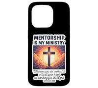 Christian Mentor Mentorship Is My Ministry Mentoring Jesus Case for iPhone 15 Pro
