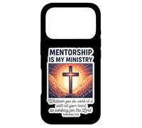 Christian Mentor Mentorship Is My Ministry Mentoring Jesus Case for iPhone 17 Pro