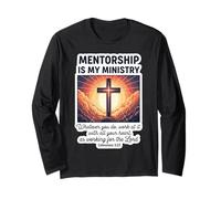 Christian Mentor Mentorship is My Ministry Mentoring Jesus Long Sleeve T-Shirt