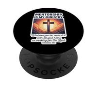 Christian Mentor Mentorship Is My Ministry Mentoring Jesus PopSockets Adhesive PopGrip