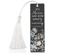 Christian Mercies Bookmark, Inspirational Gift for Believers, Uplifting Gift for Spiritual Readers, Faith - Based Reading Gift, Unique Floral & Scripture Design Bookmark, WCB52