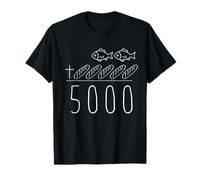 Christian Miracle 2 Fish 5 Loaves 5000 Served Bible T-Shirt