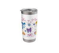 Christian Mom Bible Verse She is Mom Chosen Strong Blessed Stainless Steel Insulated Tumbler