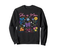 Christian Mom Bible Verse She is Mom Chosen Strong Blessed Sweatshirt