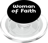 Christian Mom Faith Phrase Grace Strength Inspired Design PopSockets PopGrip for MagSafe