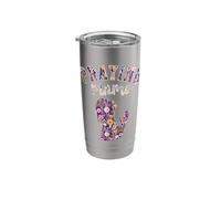 Christian Mom Floral Graphic - Praying Mama with Botanical D Stainless Steel Insulated Tumbler