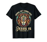 Christian Mosaic Normal Isn't Coming Back Jesus is Prophecy T-Shirt