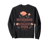 Christian Motherhood Proverbs 31 Faith Floral Message Sweatshirt