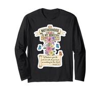 Christian Mother's Day Motherhood is My Ministry Mom Mama Long Sleeve T-Shirt