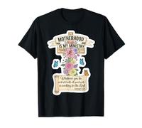 Christian Mother's Day Motherhood is My Ministry Mom Mama T-Shirt