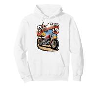 Christian Motorcycle Design with Bible Verse Pullover Hoodie
