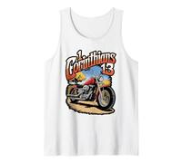 Christian Motorcycle Design with Bible Verse Tank Top