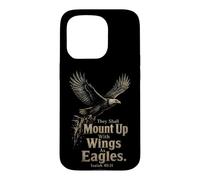 Christian Mount Up With Wings As Eagles Isaiah 40:31 Case for iPhone 15 Pro