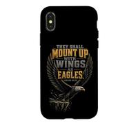 Christian Mount Up With Wings As Eagles Isaiah 40:31 Case for iPhone X/XS