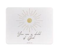 Christian Mouse Pad, Bible Verse Mouse Pads for Desk, You are a Child of God, Scripture Non-Slip Rubber Base Mouse Pads for Wireless Mouse, Computers, Laptop, 11.8" x 9.8"