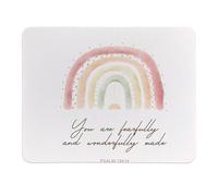 Christian Mouse Pad, Bible Verse Mouse Pads for Desk, You are Fearfully and Wonderfully Made, Scripture Non-Slip Rubber Base Mouse Pads for Wireless Mouse, Computers, Laptop, 9.4"x7.9"