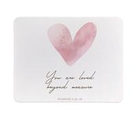Christian Mouse Pad, Bible Verse Mouse Pads for Desk, You are Loved Beyond Measure, Scripture Non-Slip Rubber Base Mouse Pads for Wireless Mouse, Computers, Laptop, 11.8" x 9.8"