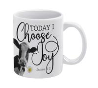Christian Mug James 12 Today I Choose Joy Mug Funny Coffee Mug,Man Cave Prints,The Best Gift for Colleagues, Parents, and Grandparents, 110z Men and Women