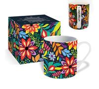 Christian Mug with Gift Box, Bless You Flowers, Inspirational Words