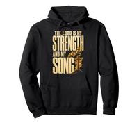Christian Music The Lord Is My Strength And My Song Pullover Hoodie