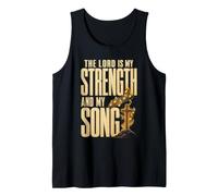 Christian Music The Lord is My Strength and My Song Tank Top